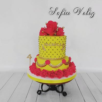 La Bella y la Bestia🌷 - Cake by Sofia veliz