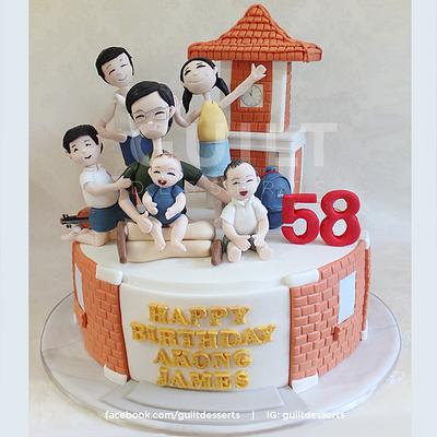 Family comes first - Cake by Guilt Desserts