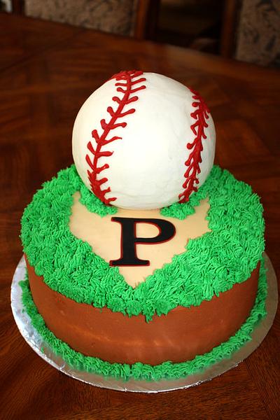 Baseball cake - Cake by Claire