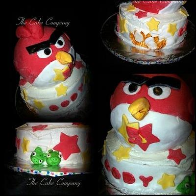 angry birds - Cake by Lori Arpey