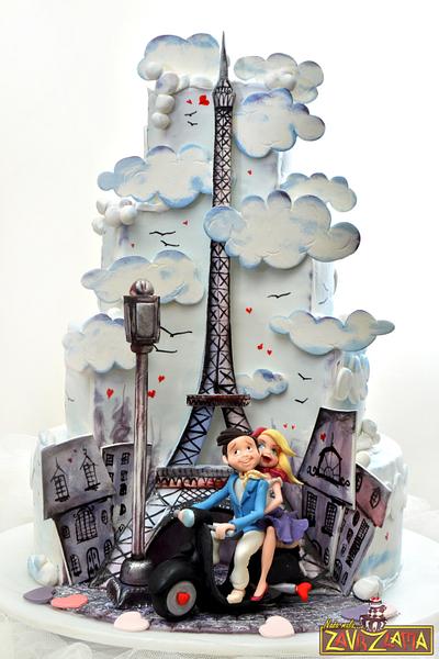 Paris Wedding Cake - Cake by Nasa Mala Zavrzlama