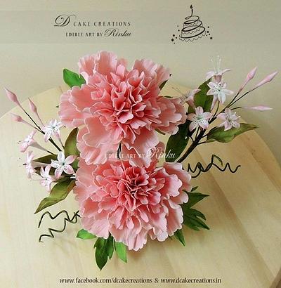 Frill Peony - Cake by D Cake Creations®