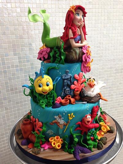 Little Mermaid - Cake by Over The Top Cakes Designer Bakeshop
