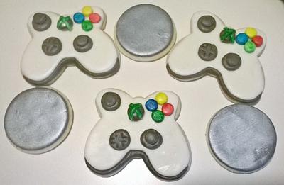 xbox controller cookies!! - Cake by  Pink Ann's Cakes