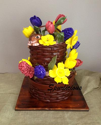 Basket of Spring - Cake by Connie Whitelock