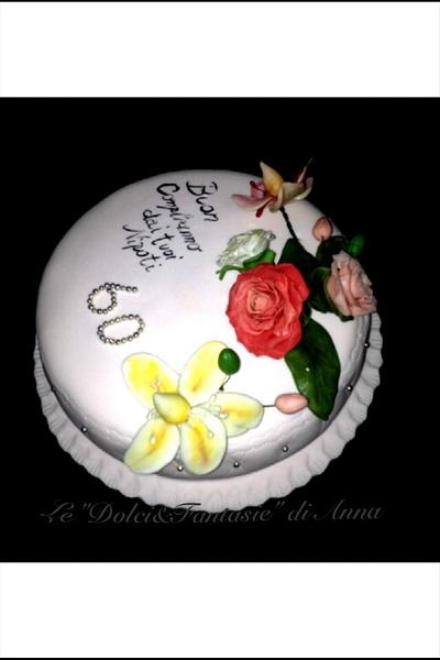 60 years - Cake by Dolci Fantasie di Anna Verde