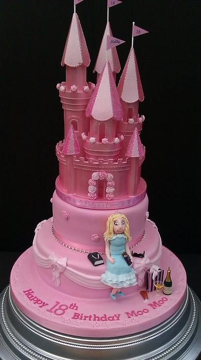 Princess Castle Cake for Molly - Cake by The Crafty Kitchen - Sarah Garland