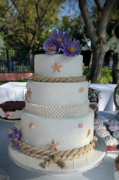 WEDDING BEACH CAKE - Cake by MELBISES