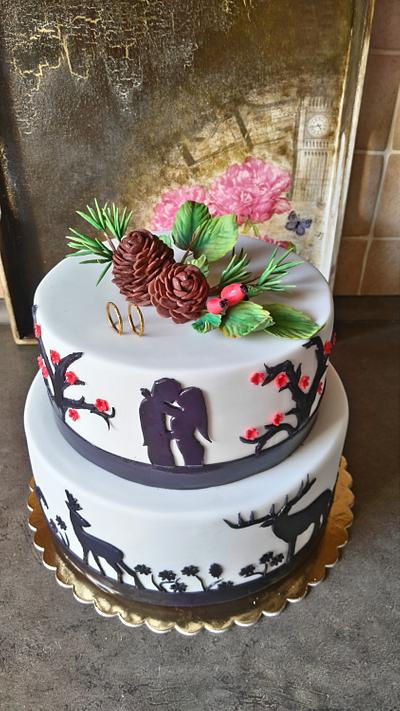 Wedding Cake for hunters - Cake by LenkaM