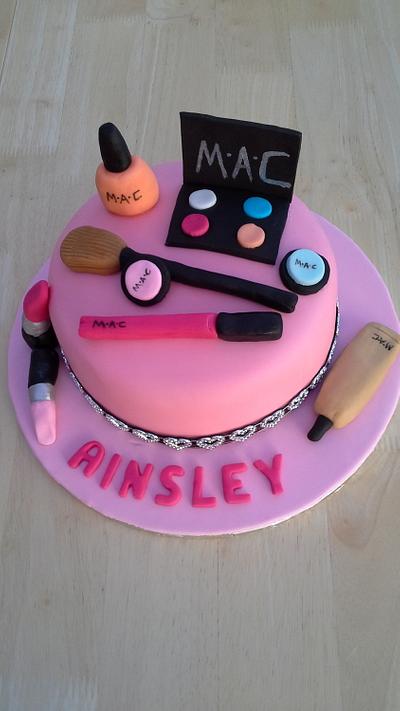 MAC makeup cake - Cake by penrhynbakes