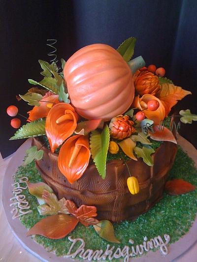 Thanksgiving cake - Cake by elci