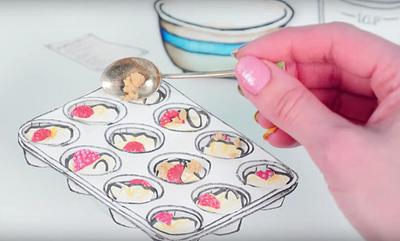 Hand-drawn stop motion BAKING! - Cake by HowToCookThat