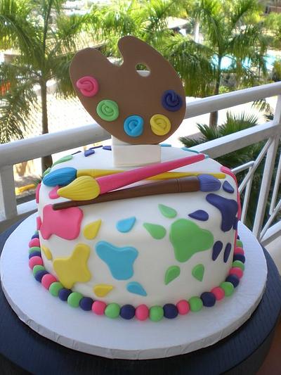 Isabel's World of Colors - Cake by Diana