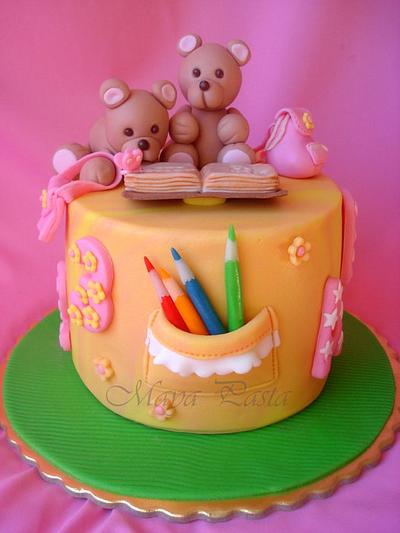 Back to preschool cake - Cake by Maya Suna