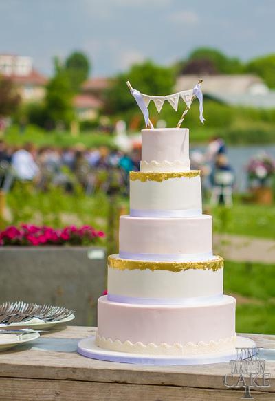 5 tier wedding cake - Cake by LonsTaartCake