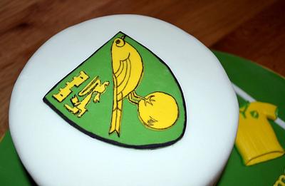 Norwich City FC cake - Cake by annascakes77