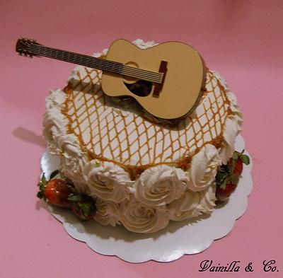 GUITAR CAKE!! - Cake by Karen de Perez
