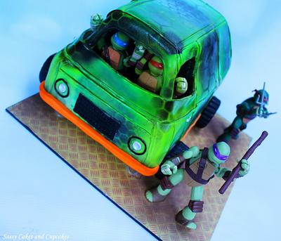 TMNT Assault Van - Cake by Sassy Cakes and Cupcakes (Anna)