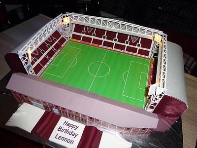 Football Stadium - Cake by MarksCakes