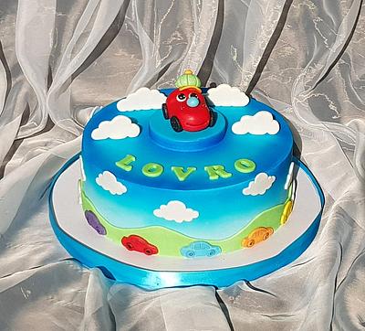 Cheerful car  - Cake by Tirki