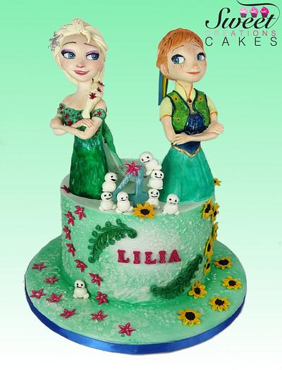 Frozen fever cake - Cake by Sweet Creations Cakes
