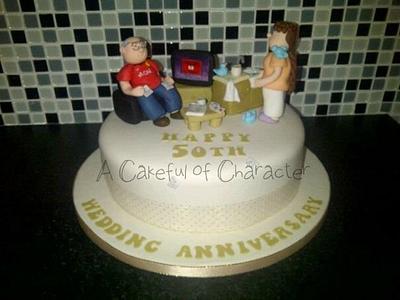 Novelty Anniversary Cake - Cake by acakefulofcharacter