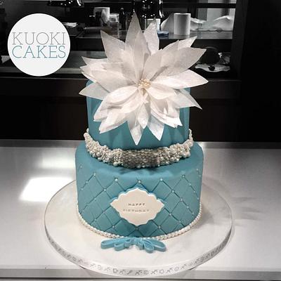 Tiffany style cake party  - Cake by Donatella Bussacchetti