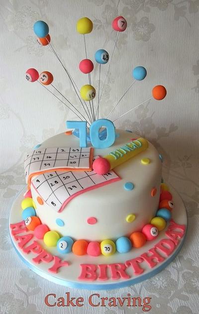 bingo cake - Cake by Hayley