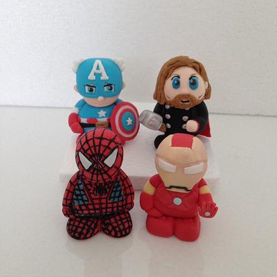 Marvel heroes cake - Cake by R.W. Cakes