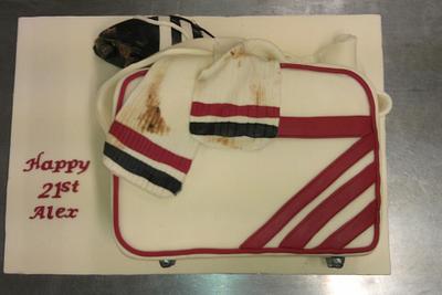 Sports bag cake - Cake by Altie