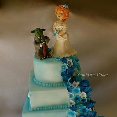The Bride & Yoda - Cake by Sam Herbert