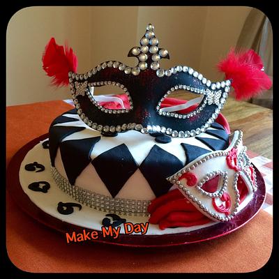 Masquerade Cake - Cake by Make My Day