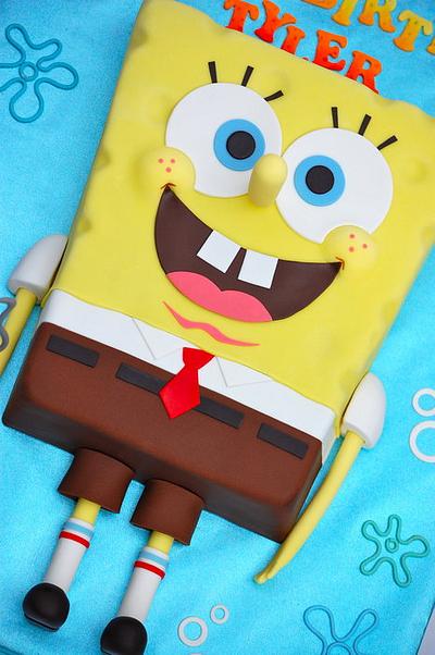 Spongebob! - Cake by Lesley Wright