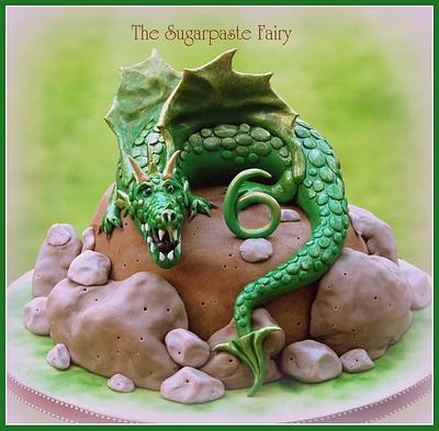 Earth Dragon - Cake by The Sugarpaste Fairy
