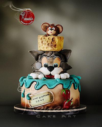 Tom & Jerry Cake by Purbaja B Chakraborty  - Cake by purbaja