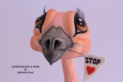 Animal Rights Collaboration - The Ostrich family - Cake by Super Fun Cakes & More (Katherina Perez)