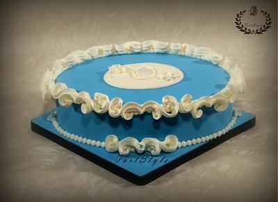 Royal blue  - Cake by Anna