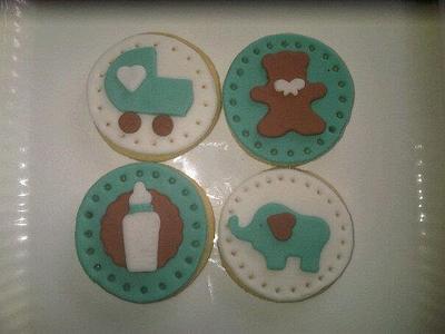 Baby shower cookies - Cake by Adriana Vigas
