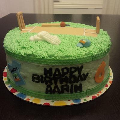 Cricket themed Cake - Cake by Yum Cakes and Treats
