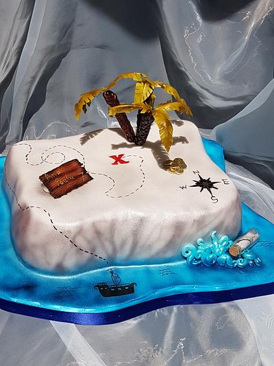 Treasure island  - Cake by Tirki