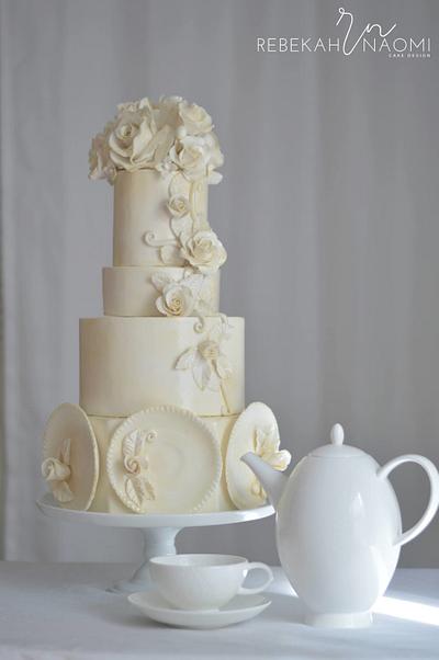 Rambling Rose- A sugar artists tea party - Cake by Rebekah Naomi Cake Design