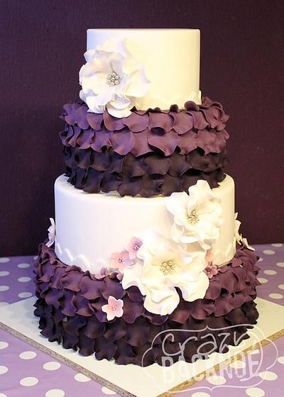 Purple Wedding - Cake by Crazy BackNoé