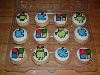 Computer Themed Cupcakes - Cake by Jennifer C.