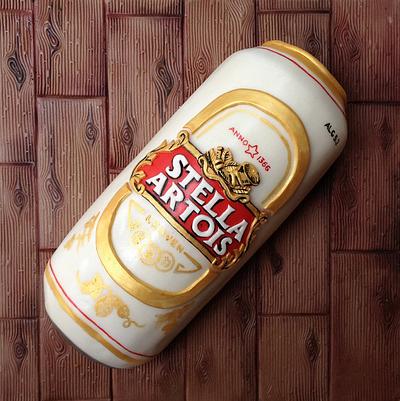 Stella Artois Beer Can Cake - Cake by Tammy Barrett