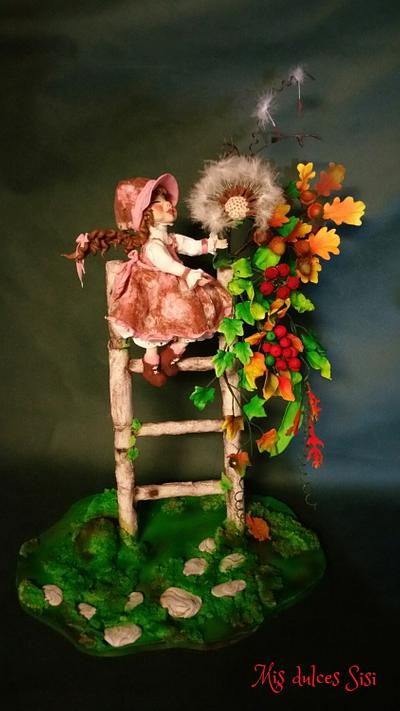 Flor Diente de leon - Cake by MisdulcesSisi