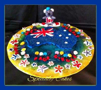 Cake Page Circle 1st Birthday Collaboration  - Cake by  SpecialT Cakes - Tracie Callum 