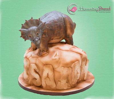 Triceratops - Cake by HummingBread