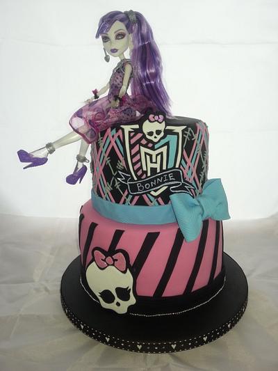 Mt Daughters Monster High Cake & Cupcakes - Cake by Kate