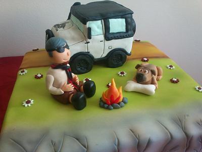 Adventure Scout - Cake by Geek Cake