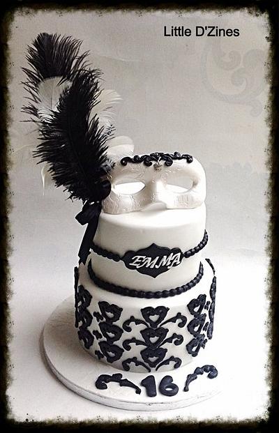 Black and white  - Cake by LittleDzines